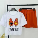 کراپ شورت آواکادو (پک 4 عددی)