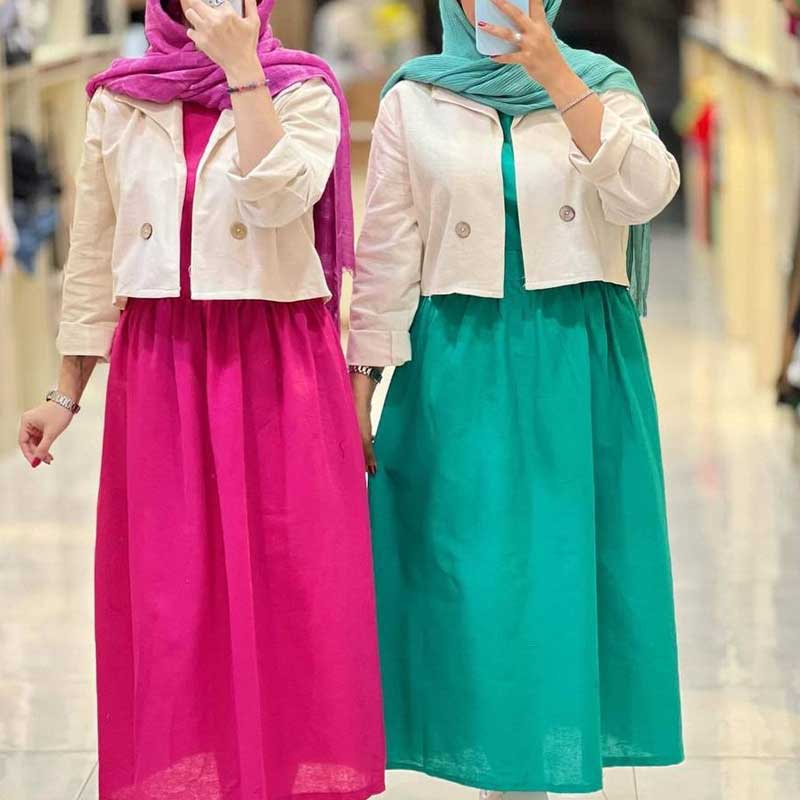 ست کت و سارافن نازنین (پک 3 عددی)