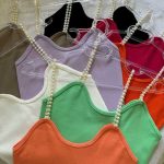 کراپ تاپ بند مروارید (پک 6 عددی)