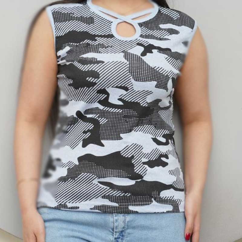 تاپ یقه ضربدری (پک 6 عددی)