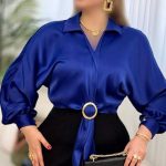 شومیز ساتن حلقه ای (پک 4 عددی)