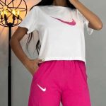 کراپ و شورتک پنبه نایک (پک 6 عددی)