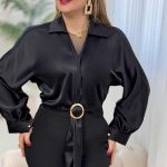 شومیز ساتن حلقه ای (پک 4 عددی)