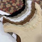 تاپ یقه خشتی گیپور دار (پک 5 عددی)