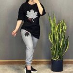 ست تیشرت و شلوار برگ (پک 6 عددی)