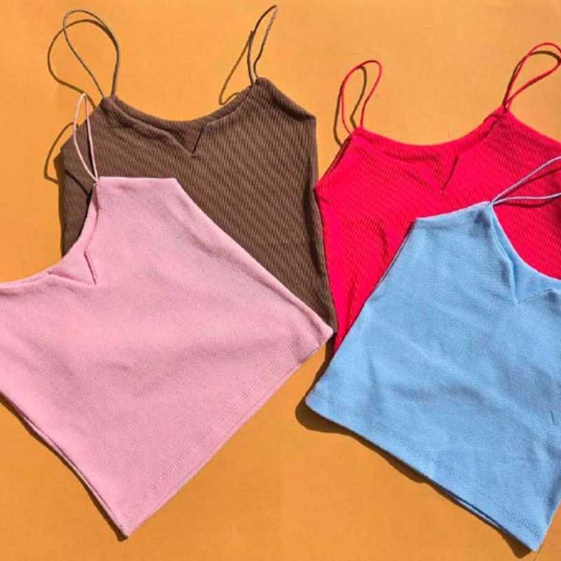 کراپ ماکارونی یقه ۷ (پک 6 عددی)