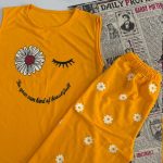 ست تاپ و شلوارک بابونه (پک 6 عددی)