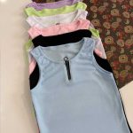 تاپ بلند نیم زیپ قواره دار (پک 6 عددی)