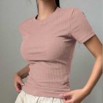 تیشرت بیسیک  یقه گرد  (پک 5 عددی)