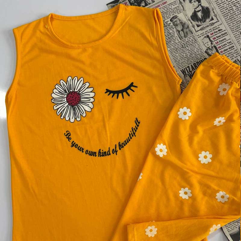 ست تاپ و شلوارک بابونه (پک 6 عددی)