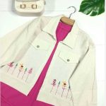 کت و سارافن گلدوزی عالیه (پک 3 عددی)