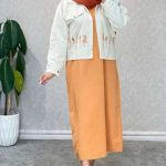 کت و سارافن گلدوزی عالیه (پک 3 عددی)