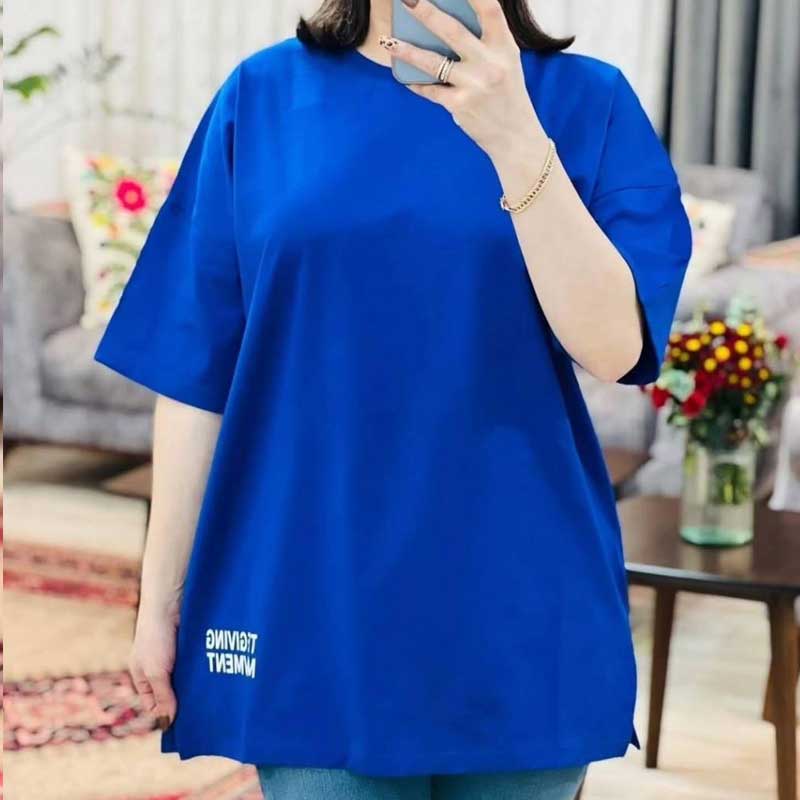 تیشرت لانگ  پایین انگلیسی (پک 6 عددی)