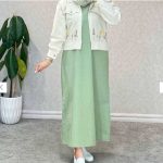 کت و سارافن گلدوزی عالیه (پک 3 عددی)