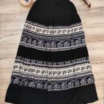 دامن پرچمی چین دار (پک 4 عددی)