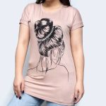 تیشرت نبم استین گیسو (پک 6 عددی)