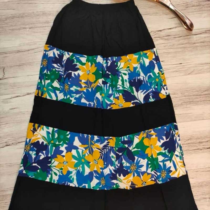 دامن پرچمی چین دار (پک 4 عددی)