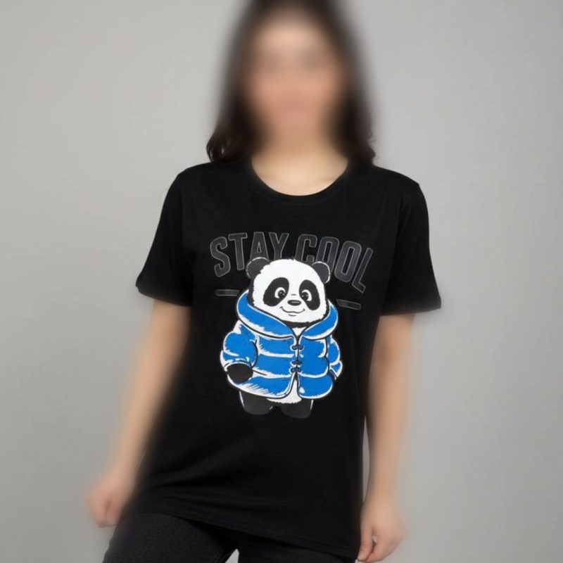 تیشرت چاپ خرس پاندا (پک 6 عددی)
