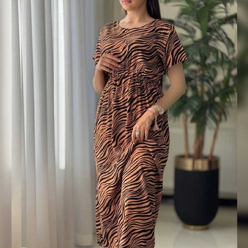 ساحلی کمر کش دار یقه دلبری (پک 4 عددی)