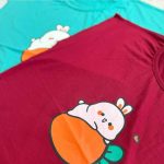 تیشرت استین سرخود خرگوش (پک 4 عددی)