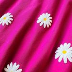 کراپ بابونه چاپ پفکی (پک 6 عددی)