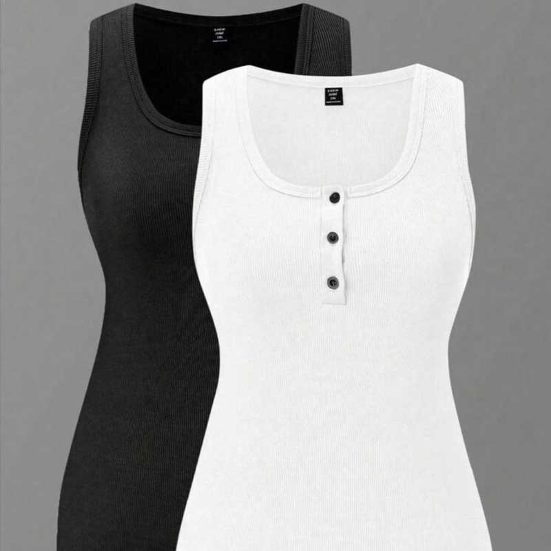 تاپ حلقه ای (۳دکمه)  فول قواره (پک 6 عددی)