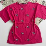 تیشرت قواره دار چاپ گورخر (پک 4 عددی)