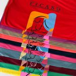 تیشرت لانگ چاپ رخ (پک 6 عددی)