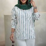 شومیز جیبدار جلو دکمه پری (پک 7 عددی)