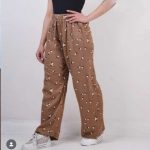 شلوار دامنی نخی گلدار (پک 7 عددی)