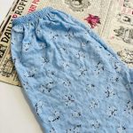 شلوار دامنی نخی گلدار (پک 7 عددی)