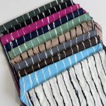 شومیز جلو دکمه پری خط ریز کد 2 (پک 5 عددی)