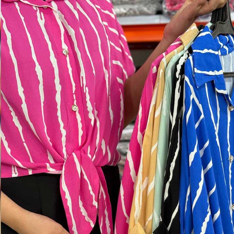 شومیز جلو گره ای (پک 6 عددی)