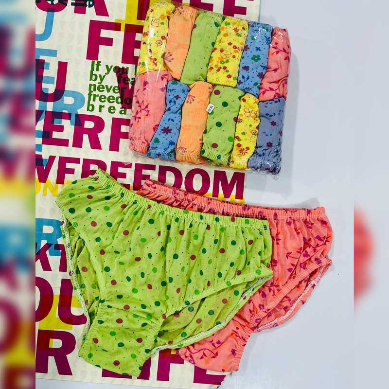 شورت نخی زنانه (پک 12 عددی)