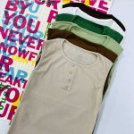 تاپ یقه ۳ دکمه (پک 6 عددی)