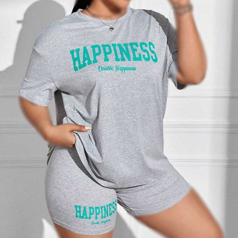 تیشرت شلوارک ملانژ لاکر (پک 6 عددی)