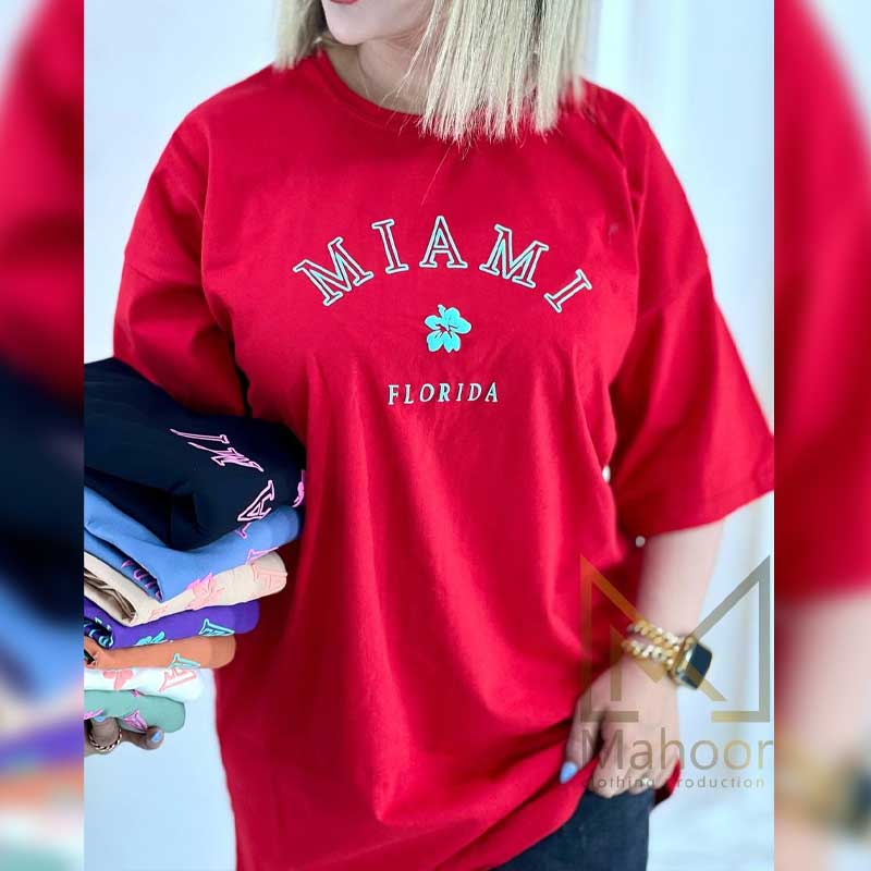 لانگ استین ۳ ربع چاپ میامی (پک 7 عددی)