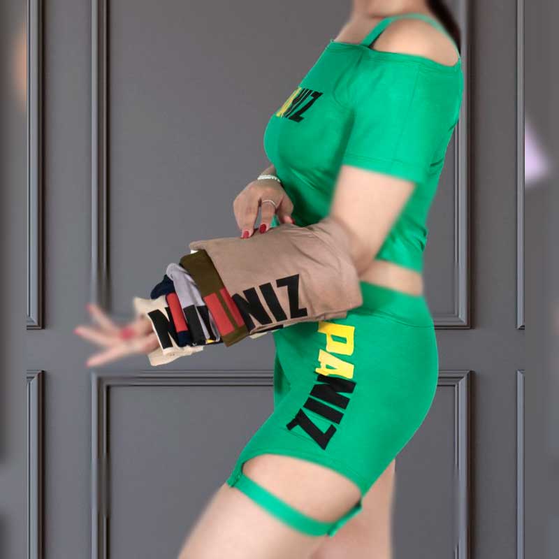 کراپ شلوارک پانیذ (پک 6 عددی)