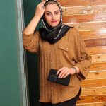 شومیز مانتوی تک جیب (پک 6 عددی)