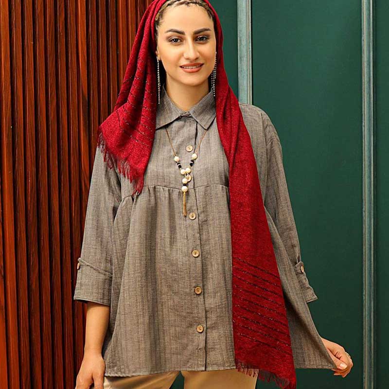 شومیز مانتوی عروسکی شانتن زیپی (پک 7 عددی)