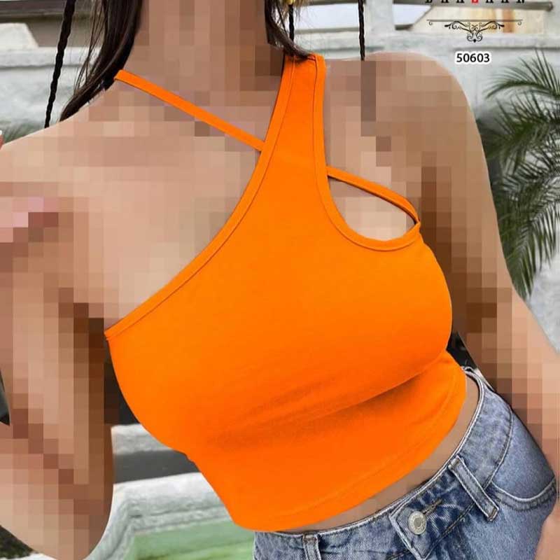 کراپ یقه رومی بندی (پک 6 عددی)