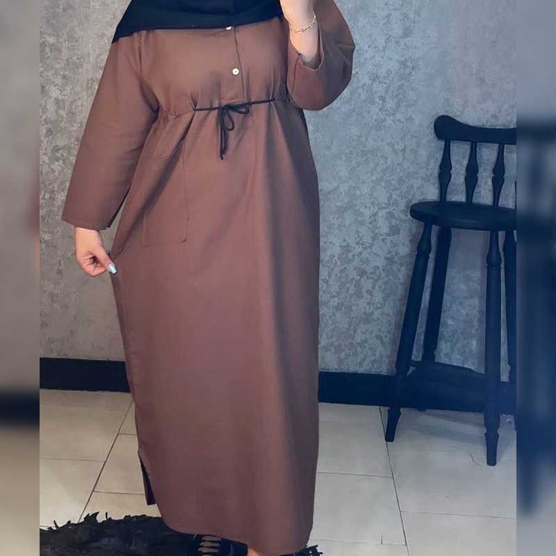 کفتان دکمه دار تک جیب کمربندی (پک 4 عددی)