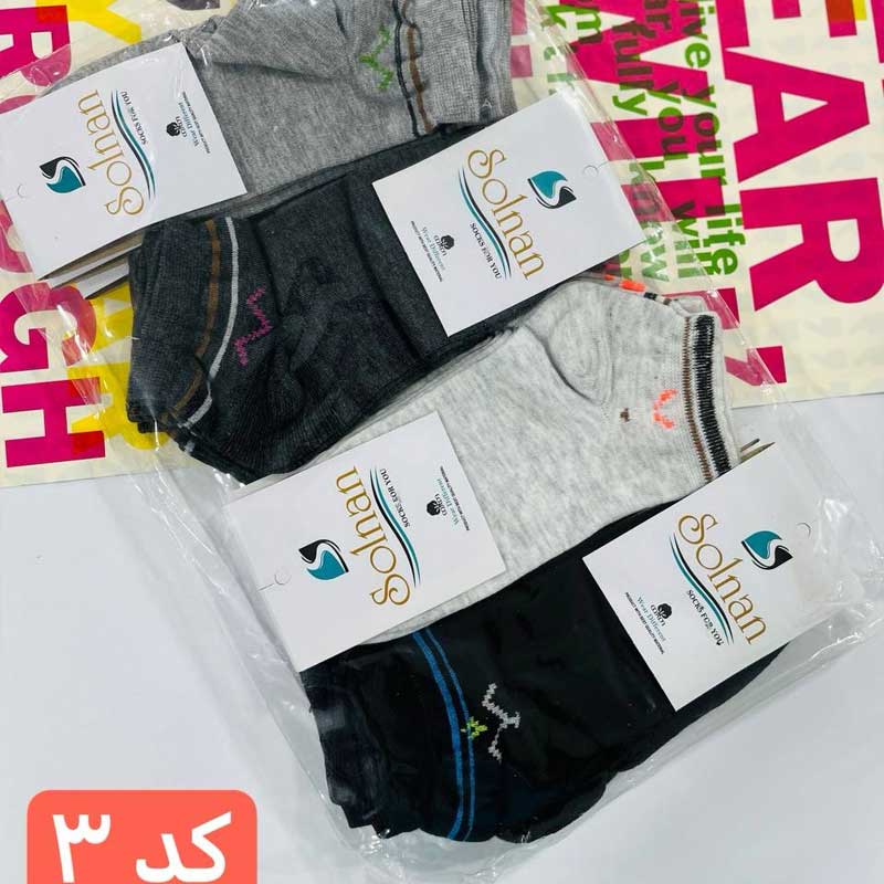 جوراب اسپرت نیم ساق (پک 12 عددی)