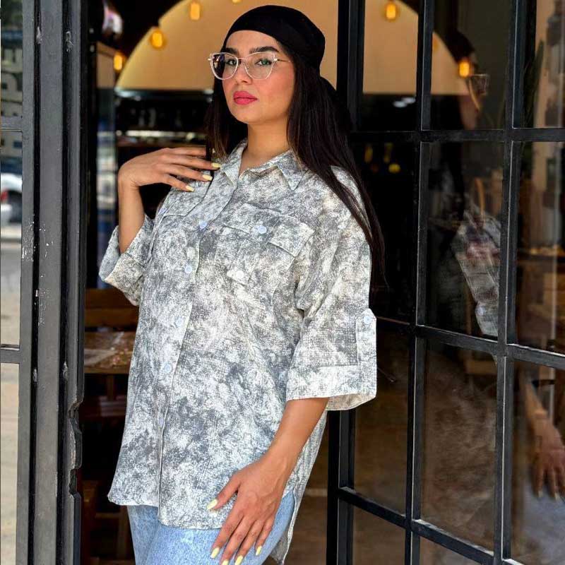 مانتو قواره دار جیب صلیبی ( پک 4 عددی)