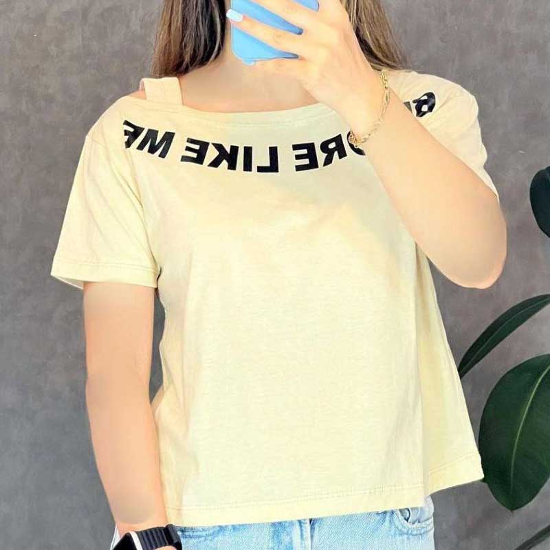 کراپ یقه قایقی رومی (پک 6 عددی)