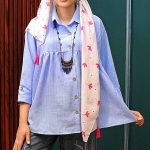 شومیز مانتوی عروسکی شانتن زیپی (پک 7 عددی)