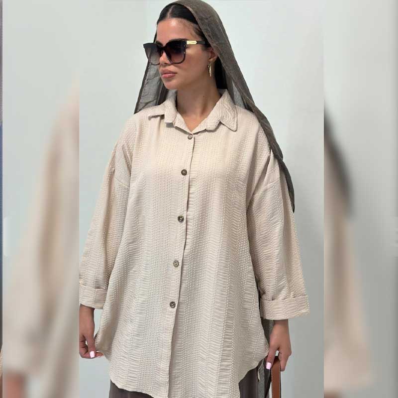 مانتو جلو دکمه (پک 7 عددی)