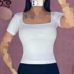 تیشرت یقه خشتی (پک 6 عددی)