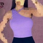 کراپ یقه رومی بندی (پک 6 عددی)