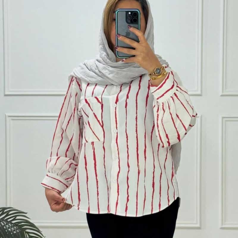 شومیز پری تک جیب مچی دار (پک 5 عددی)